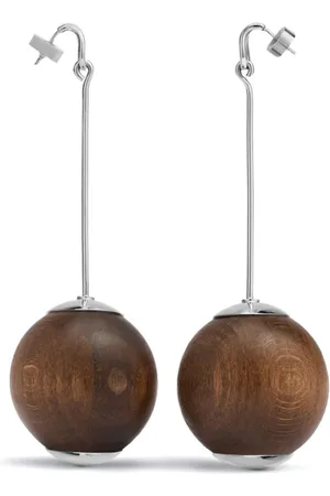 Jacquemus Pendientes Les Grandes Boucles Nodo