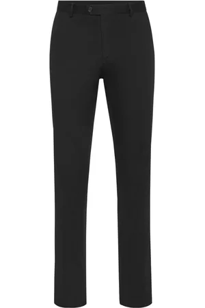 Philipp Plein Pantalones chinos de talle medio