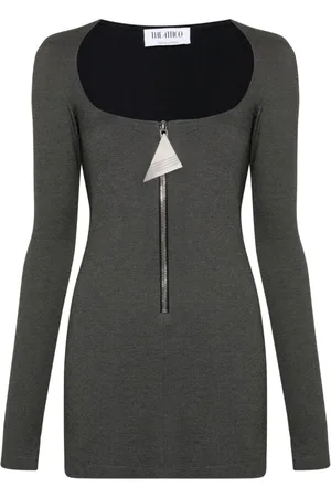 The Attico Vestido corto con efecto melange