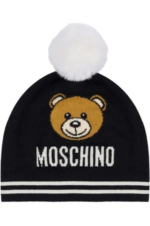 Moschino Gorro de punto con estampado Teddy Bear