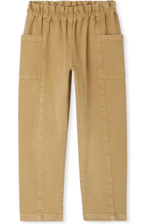 BONPOINT Pantalones rectos Tiche con cinturilla elástica