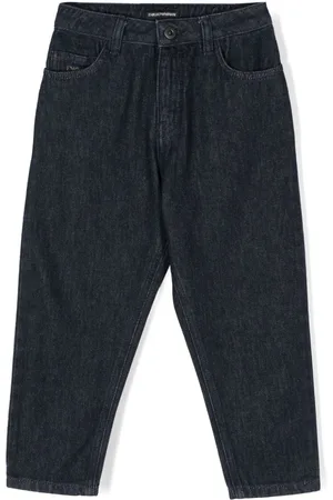 Emporio Armani Vaqueros con placa del logo
