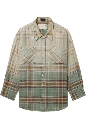 R13 Camisa con hombros caídos