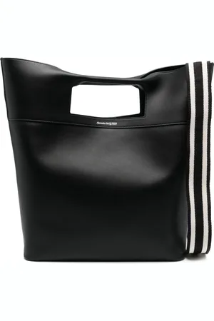 Alexander McQueen Bolso shopper con logo estampado