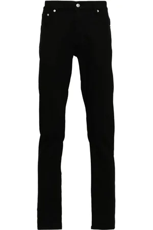 Alexander McQueen Vaqueros con logo bordado