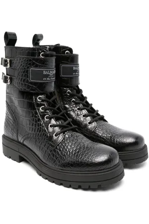 Balmain Botas con parche del logo