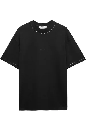 Msgm Camiseta con logo estampado