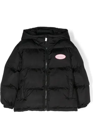 OFF-WHITE Plumífero con parche del logo
