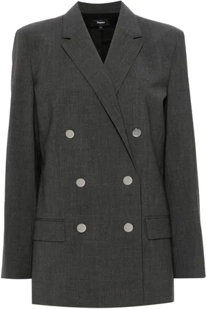 THEORY Blazer con doble botonadura