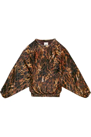 Isabel Marant Blusa Dabia con estampado de leopardo