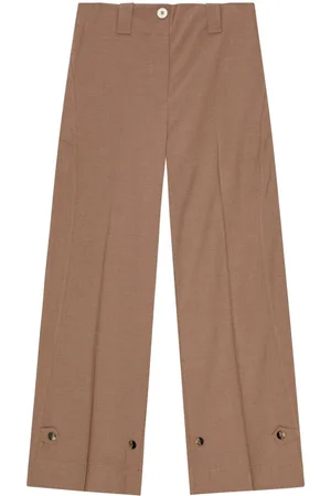 Ganni Pantalones de vestir ajustables