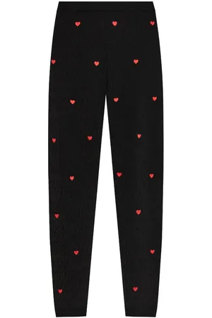 Moschino Leggins con logo en jacquard