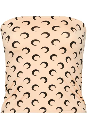 Marine Serre Top Moon estampado
