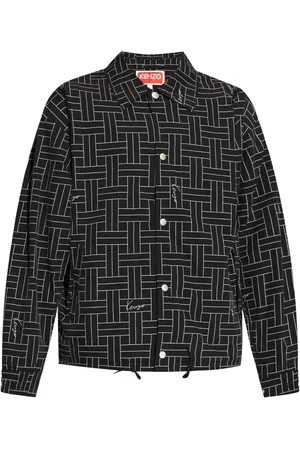 Kenzo Cortavientos con estampado Weave