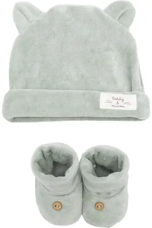 TEDDY & MINOU Conjunto de gorro y zapatos