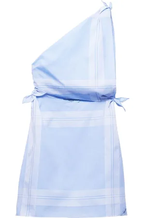 Prada Vestido corto a cuadros