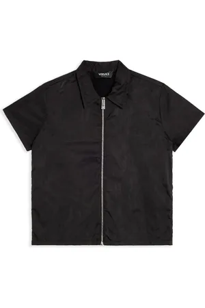 VERSACE Camisa con cremallera en la parte delantera