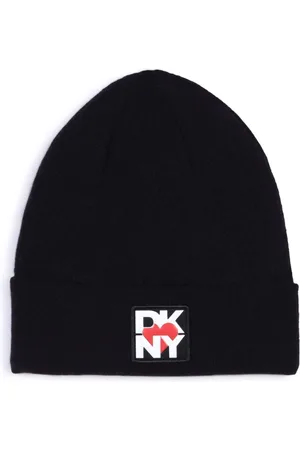 DKNY Gorro con parche del logo