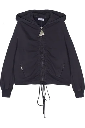 The Attico Sudadera con capucha y detalle fruncido