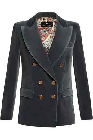 Etro Blazer con botones y logo grabado
