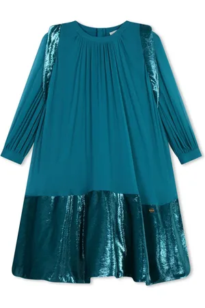 Lanvin Vestido con mezcla de tejidos