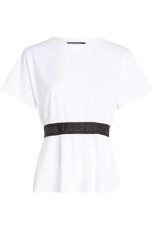 Karl Lagerfeld Camiseta con franja del logo