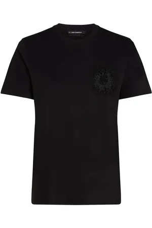 Karl Lagerfeld Camiseta Kameo con strass