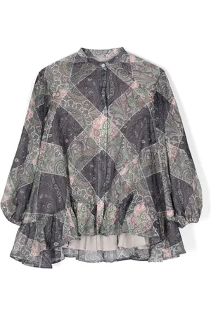 Etro Blusa con estampado de cachemira