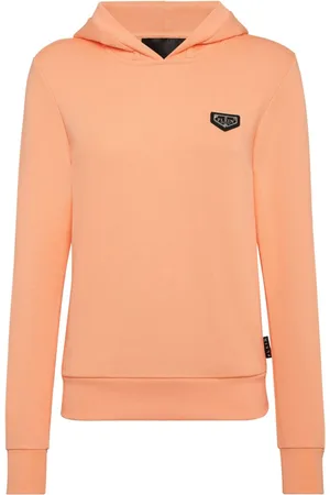 Philipp Plein Sudadera con capucha y placa del logo