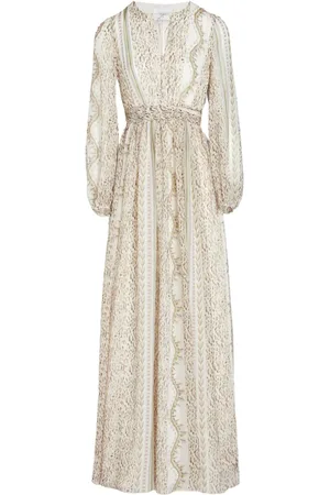 Giambattista Valli Vestido largo con estampado Kaleido Blend