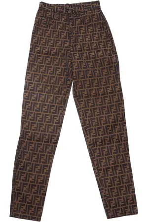 Fendi Pantalones con motivo Zucca