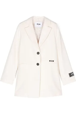 Msgm Abrigo con logo bordado