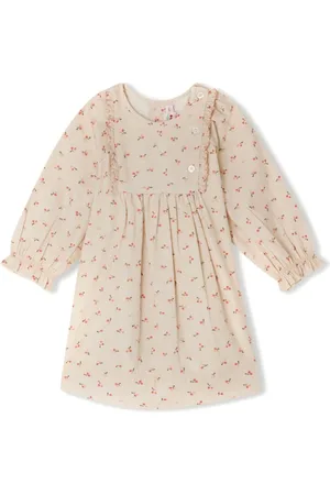 BONPOINT Vestido con cerezas estampadas