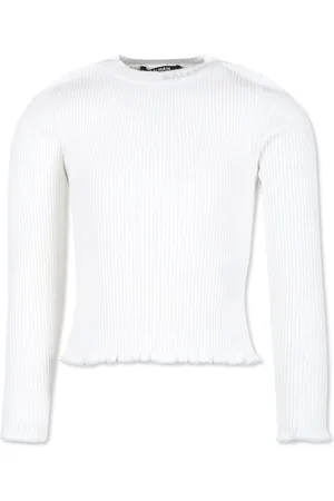 Balmain Jersey con logo en intarsia