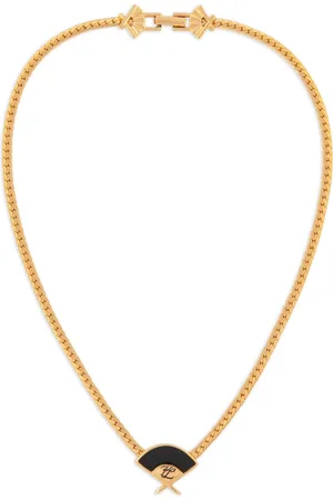 Karl Lagerfeld Collar con abanico plegable 1980