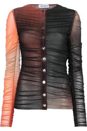 The Attico Camisa con efecto degradado