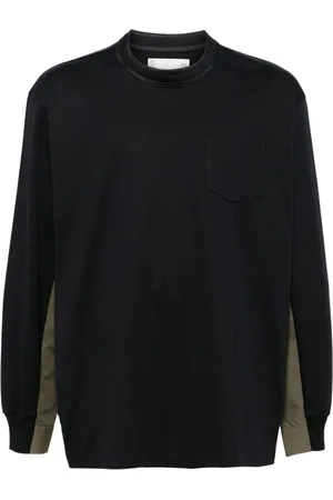 SACAI Camiseta con cuello redondo