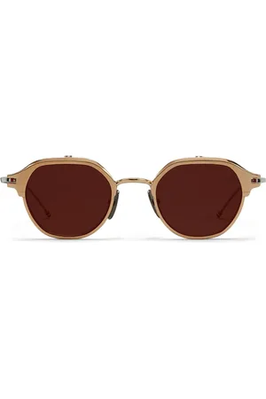 Thom Browne Gafas de sol con montura redonda