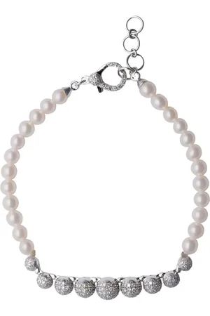 Shay Pulsera en oro de 18 ct con diamante y perla