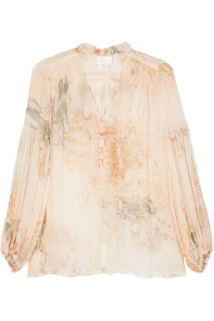 Camilla Blusa con motivo floral
