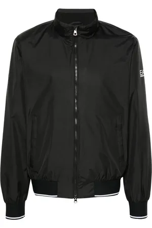 EA7 Chaqueta liviana con logo estampado