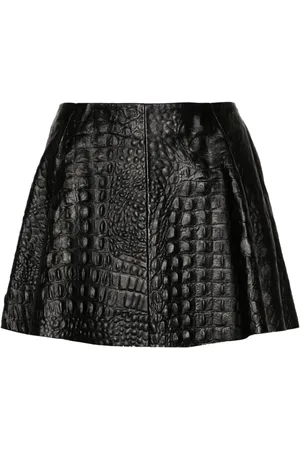 BLUMARINE Falda corta plisada
