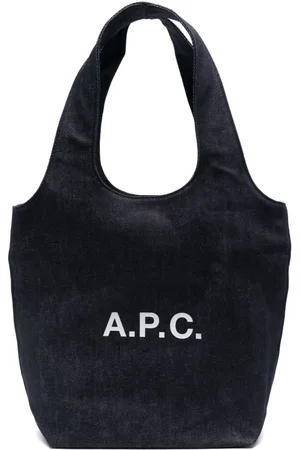 A.P.C. Bolso shopper con logo estampado
