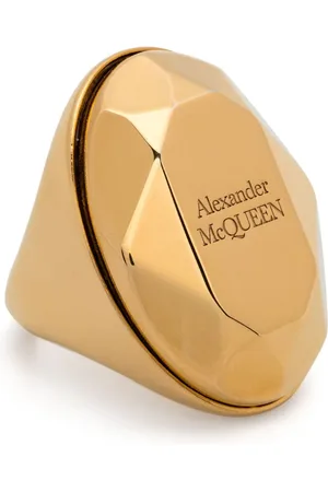 Alexander McQueen Anillo The Faceted Stone