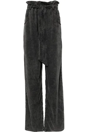 Marant Etoile Pantalones Priana de tejido cambray