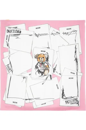 Moschino Fular con motivo Teddy Bear