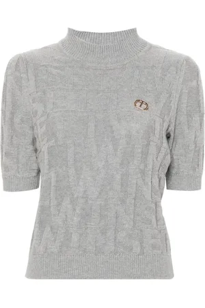 Twin-Set Jersey con logo en intarsia