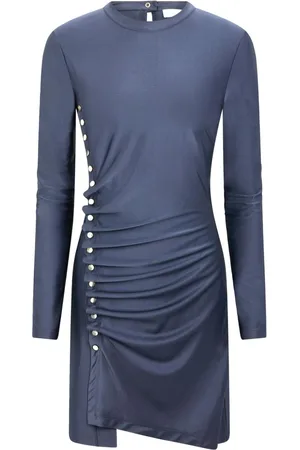 Paco rabanne Vestido corto estilo camiseta asimétrico