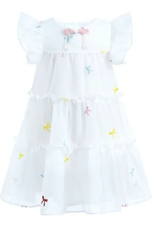 Mimi Tutu Vestido con bordado floral