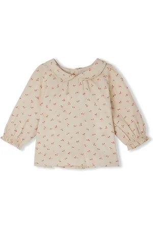 BONPOINT Blusa Tenvol con cereza estampada